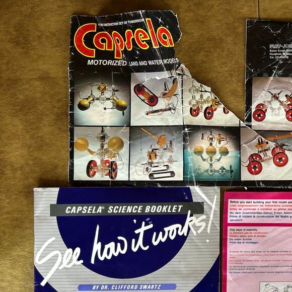 Vintage Capsela Motorized Land and Water Models, Capsela+ Robot 450 - Picture 3 of 8